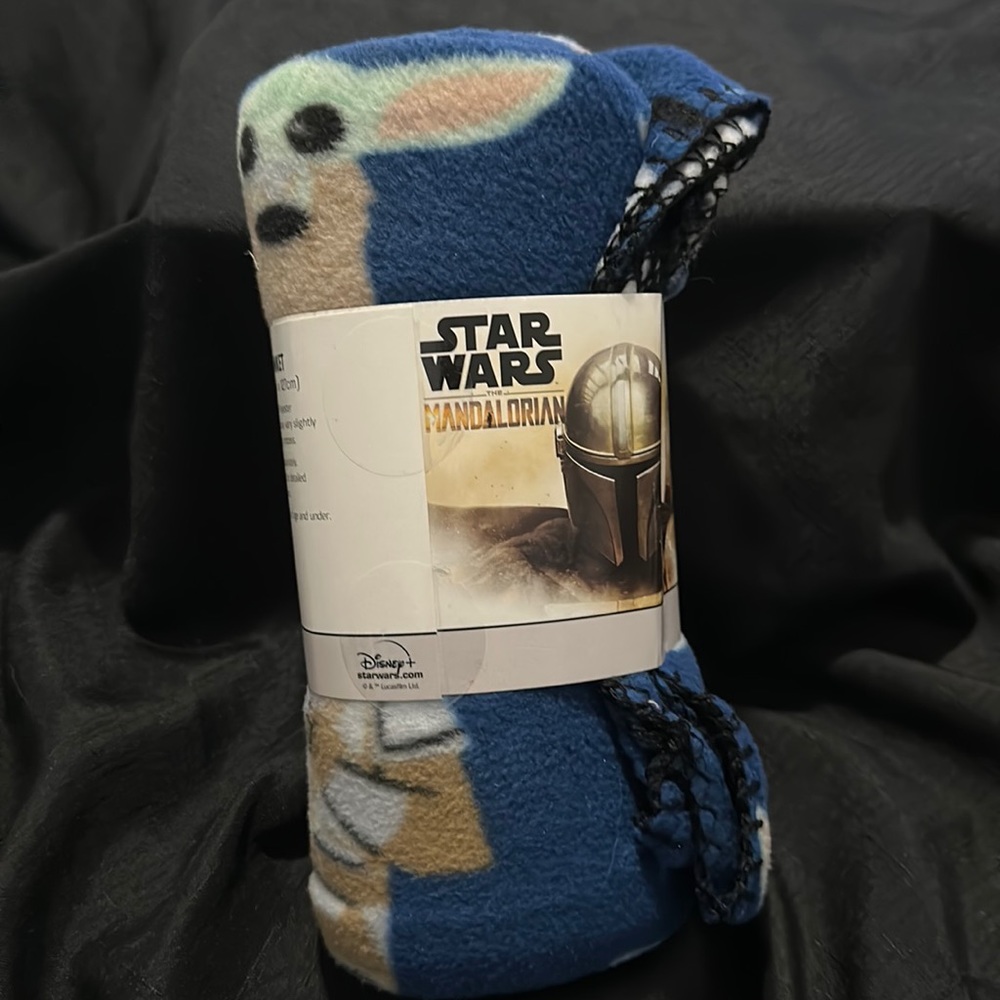 Star Wars The Mandalorian Travel Blanket 50”x40”